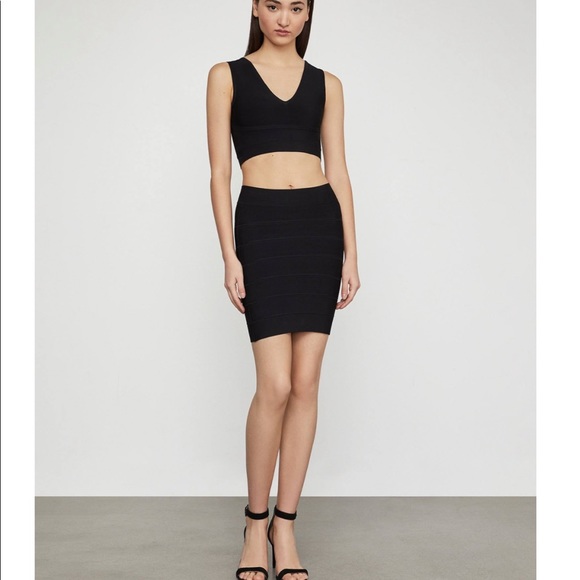BCBG Max Azria Simone Bandage Skirt - black - Picture 2 of 10